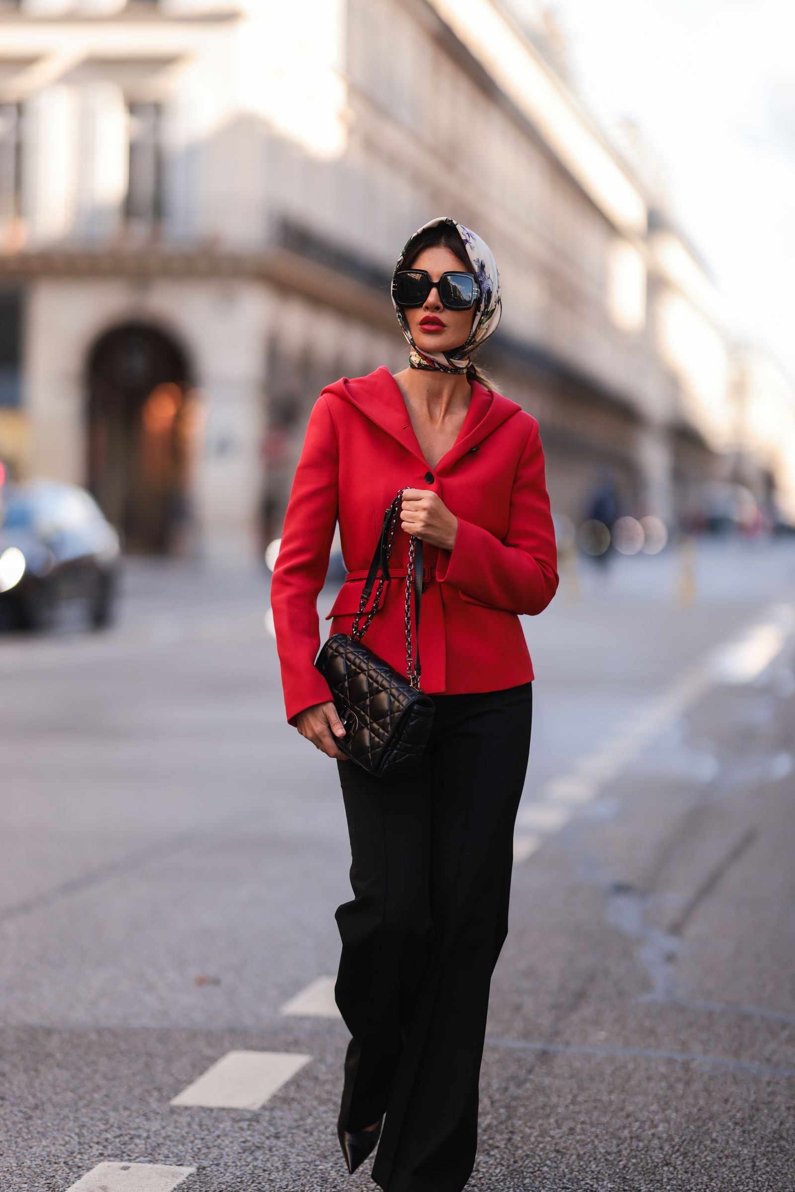 Vibrant Red Jacket Adds a Bold Touch Vibrant Red Jacket Adds a Bold Touch — Classy Winter Outfits