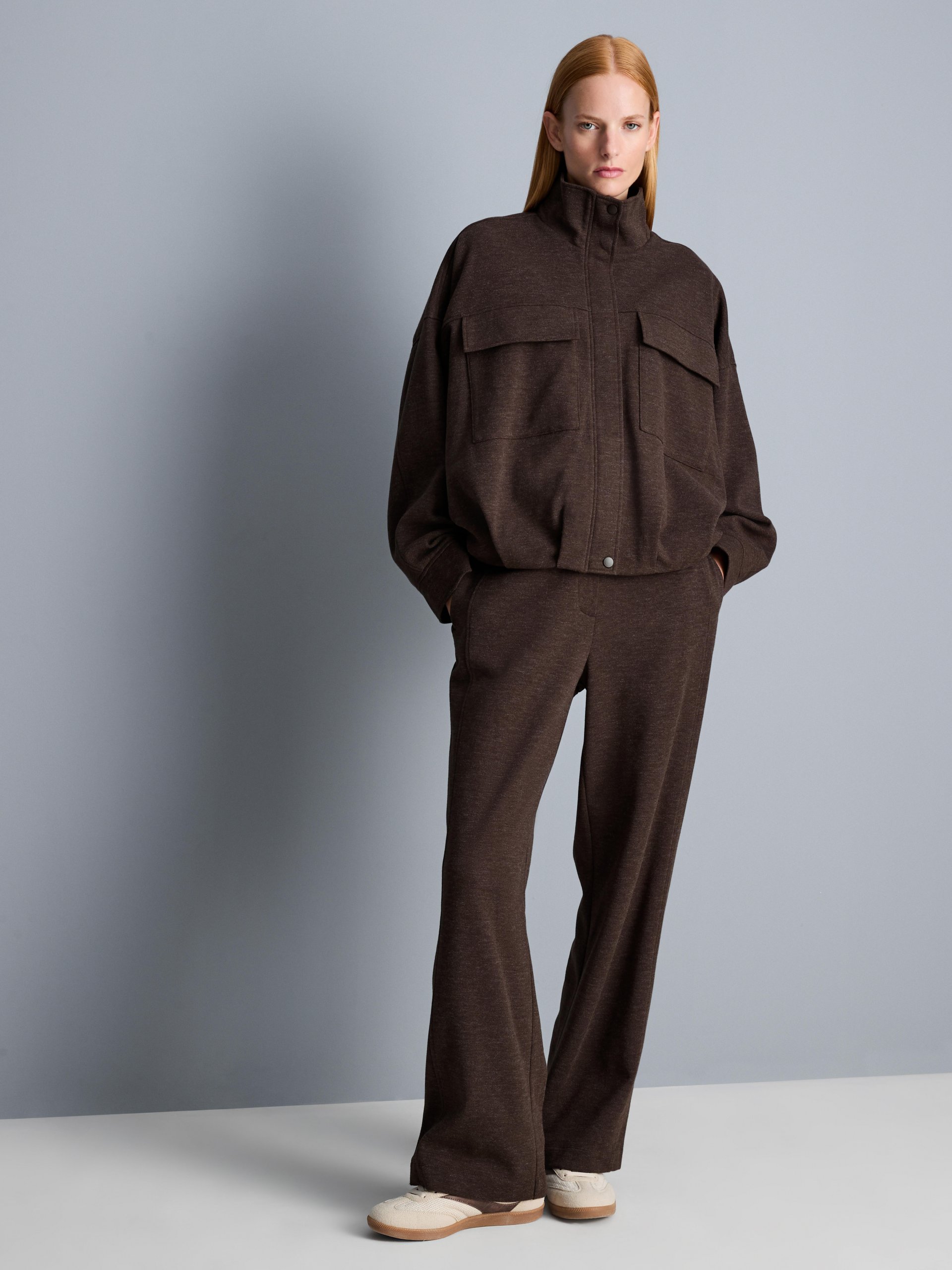 Monochromatic Knit Set for Effortless Style — Warm Winter Outfits