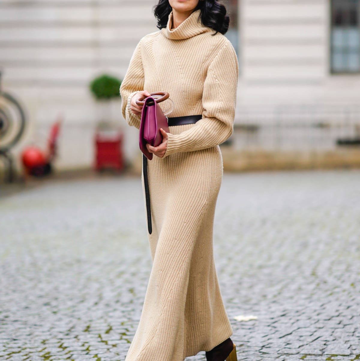 Long Knit Turtleneck Dress Outfit Idea Long Knit Turtleneck Dress Outfit Idea — Comfy Winter Outfits