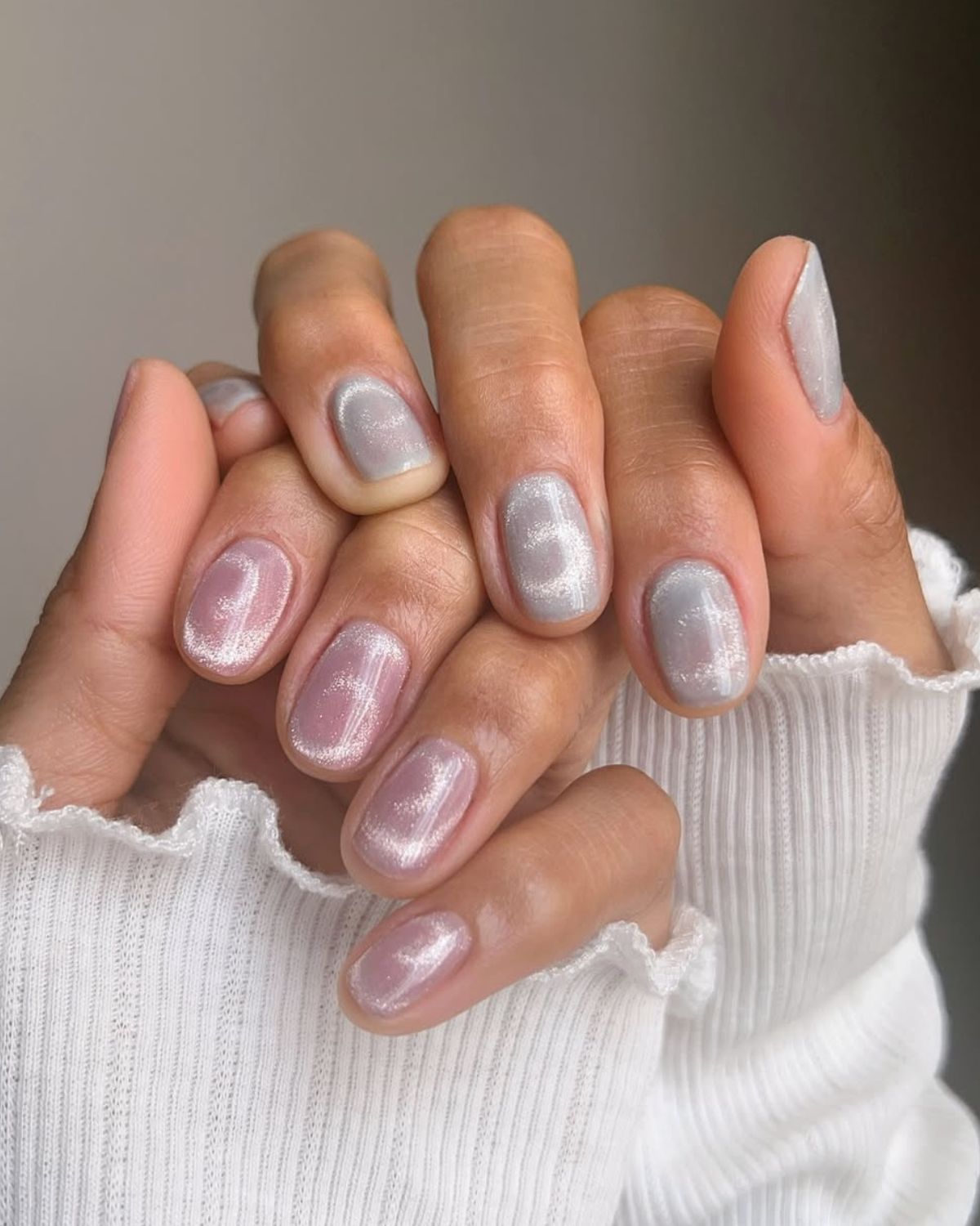 Visual Idea — Winter Gel Nails