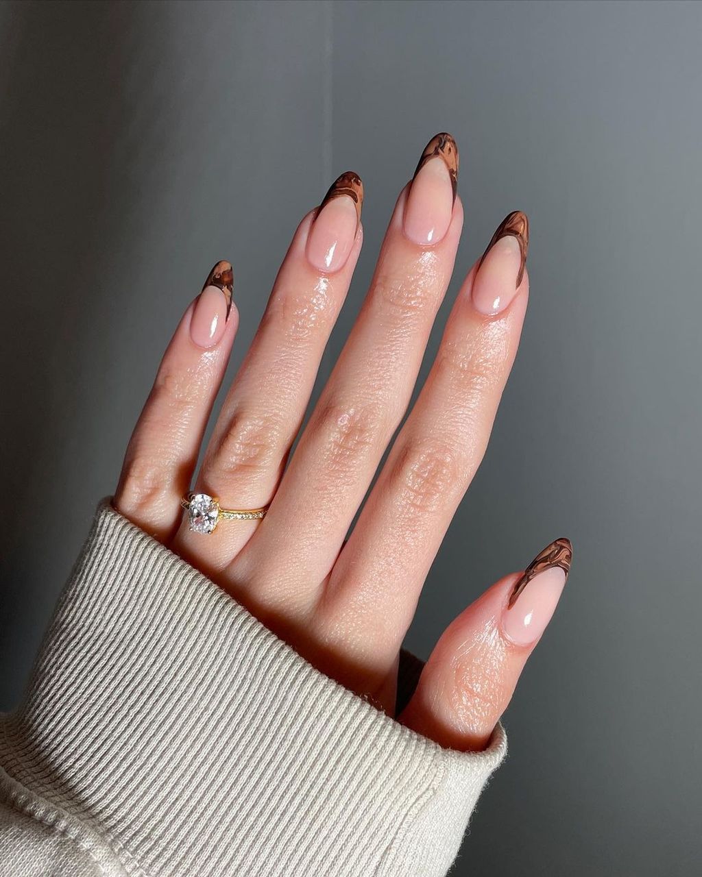 Sheer Pink to White Ombre Sheer Pink to White Ombre — Winter Nail Colors for Women Over 50