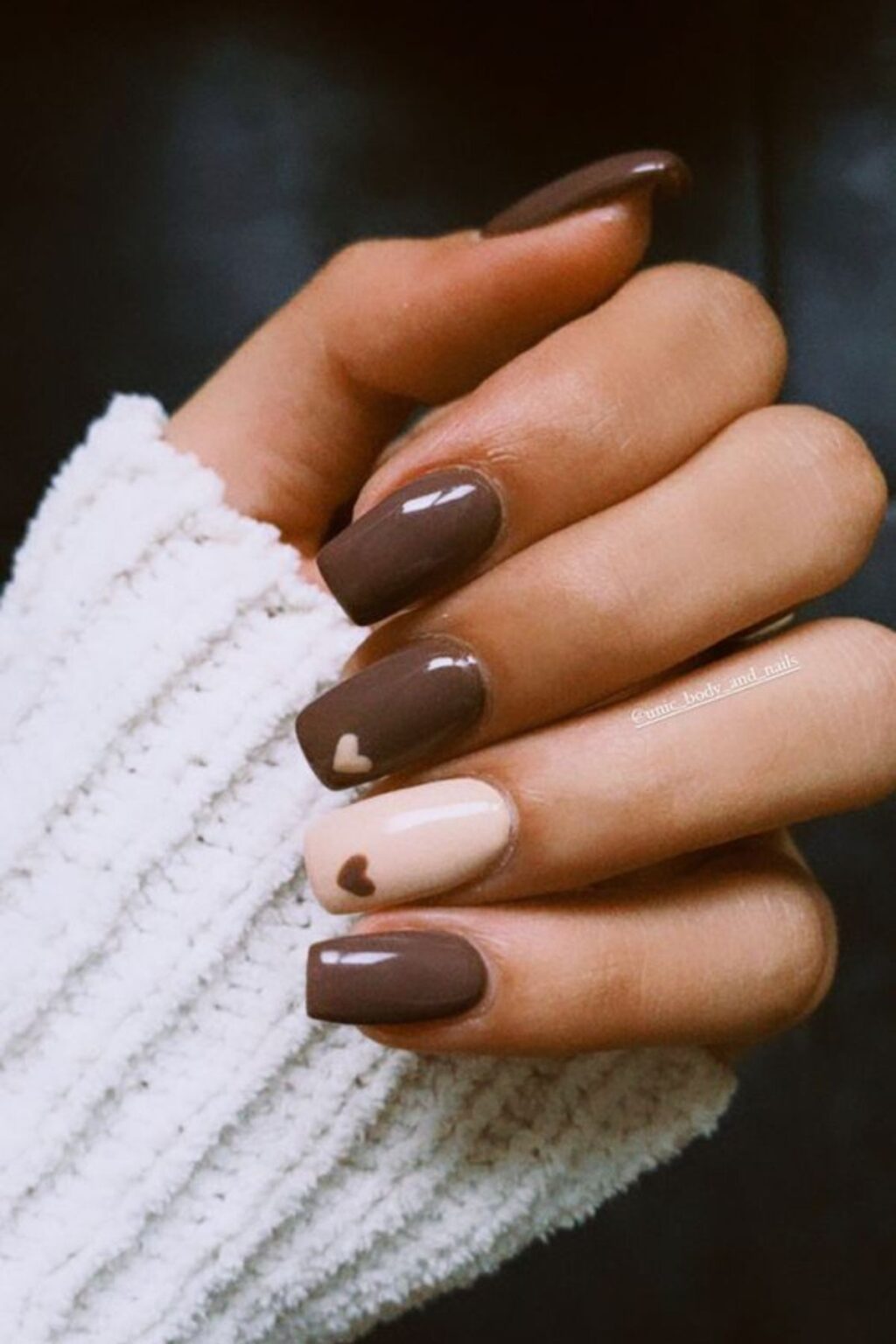 Glossy Dark Burgundy Red Medium Almond Nails Glossy Dark Burgundy Red Medium Almond Nails — Dark Winter Nails