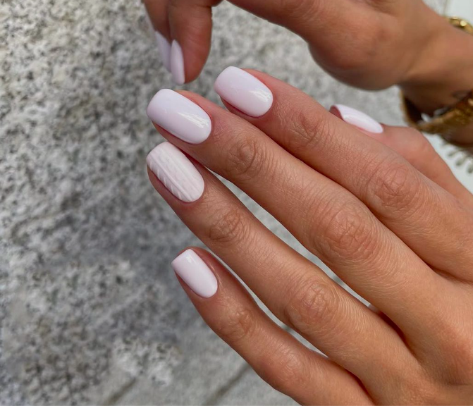 Shimmer Teal Short Oval Nails Shimmer Teal Short Oval Nails — Winter Formal Nails