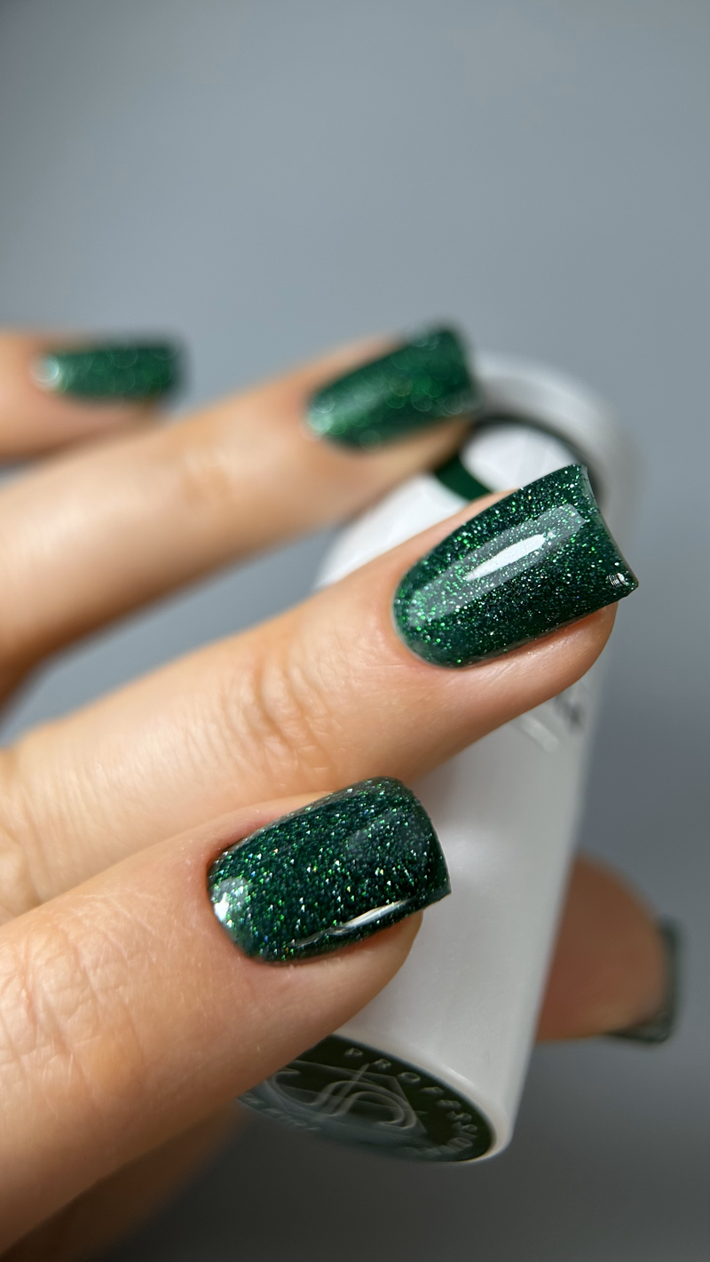 Matte Glitter Visual Idea — Everyday Winter Nails