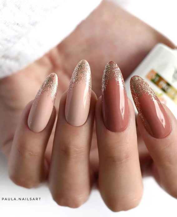 Visual Idea — Winter Nude Nails