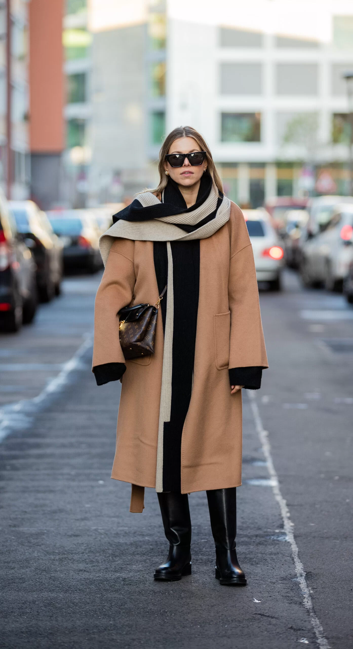 Tall Black Boots Outfit Idea Tall Black Boots Outfit Idea — Comfy Winter Outfits