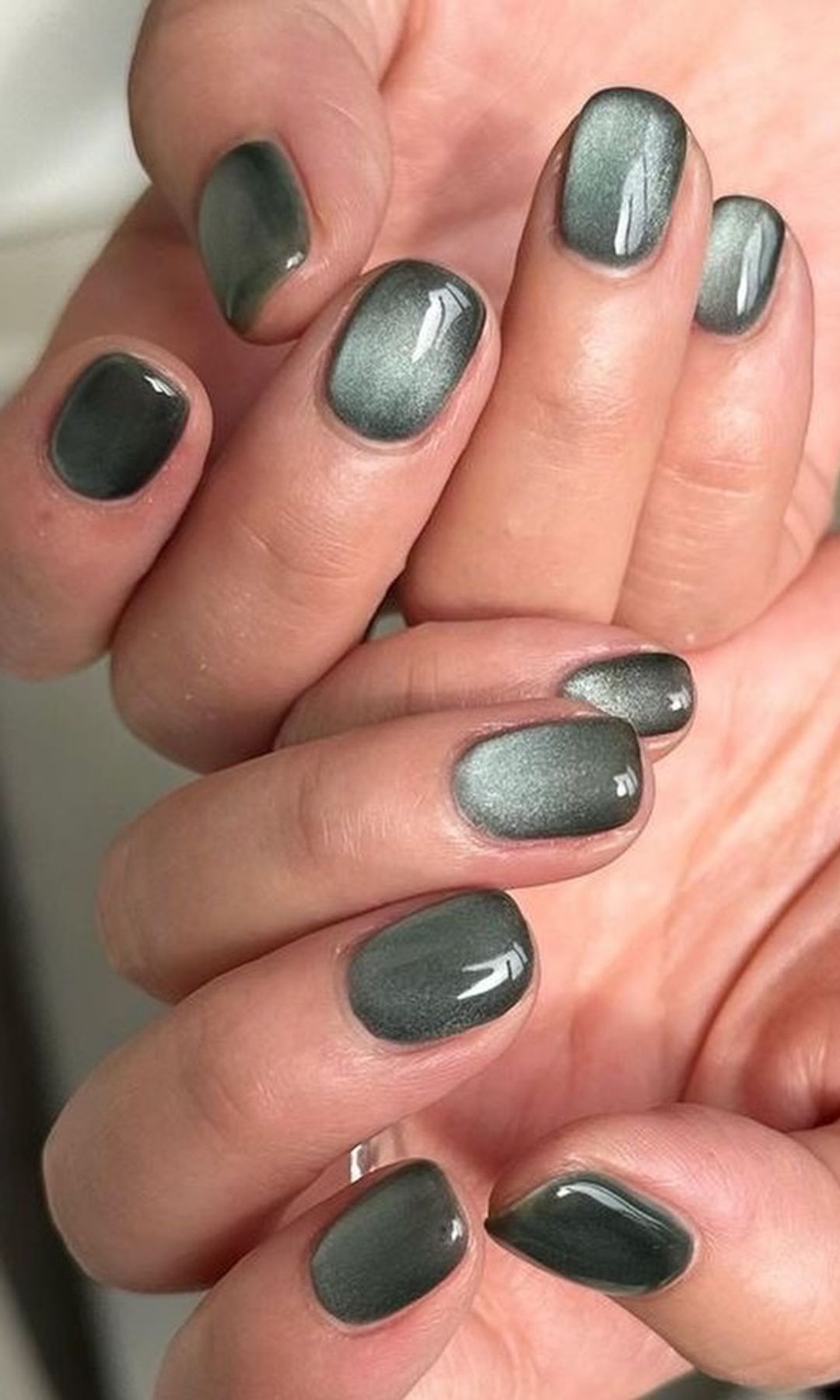 Dense Silver Glitter Medium Square Nails Dense Silver Glitter Medium Square Nails — Winter Formal Nails
