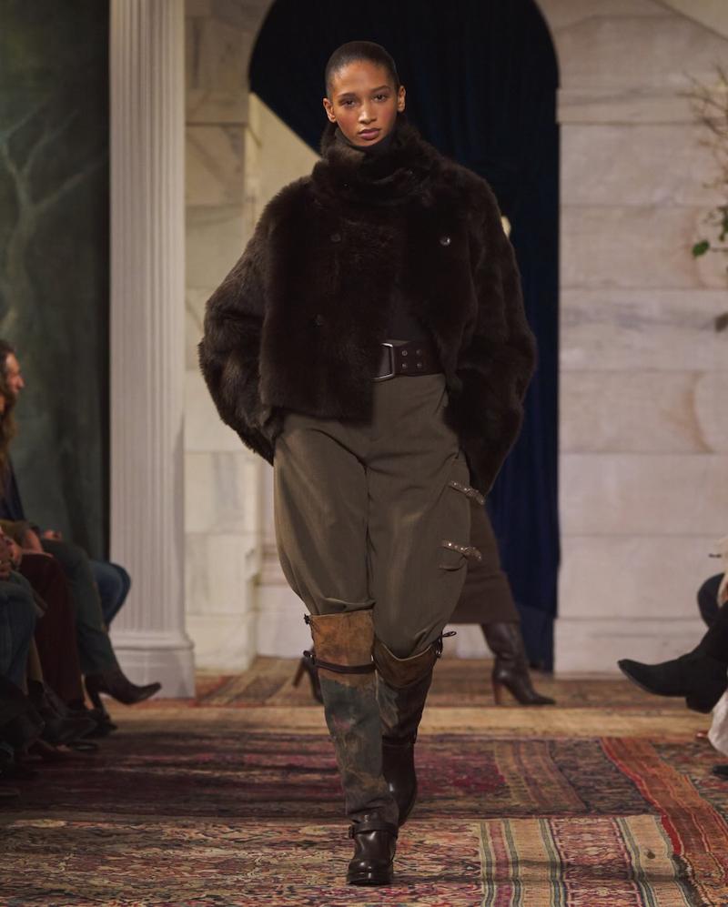 Dark Brown Faux Fur Jacket: Rich Texture for Winter Chic — NYC Winter Outfits
