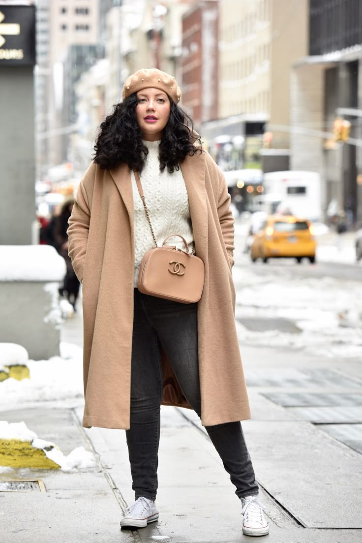 Classic Camel: Coat, Knit, and Slim Jeans Classic Camel: Coat, Knit, and Slim Jeans — Early Winter Outfits