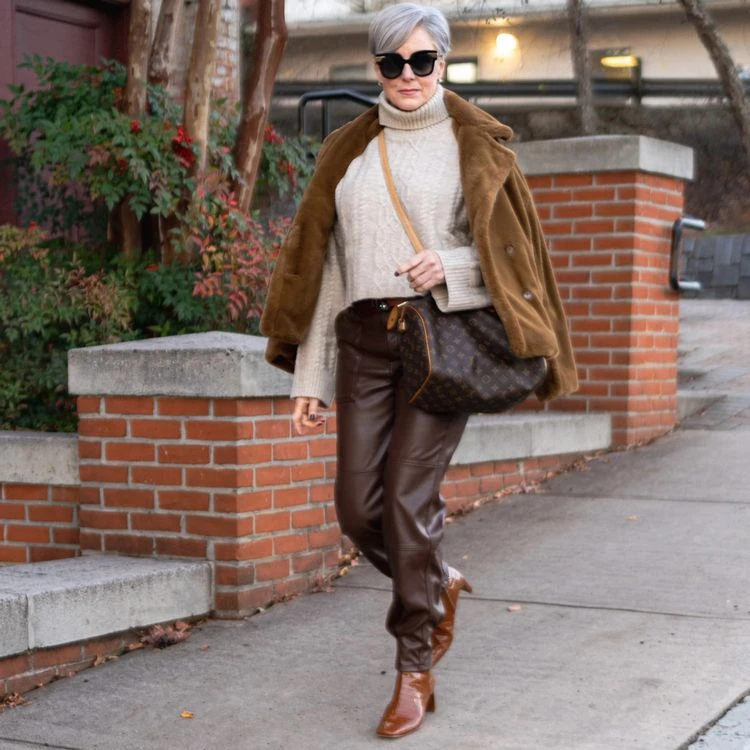 Cozy Knit with Faux Fur Accents — Warm Winter Outfits