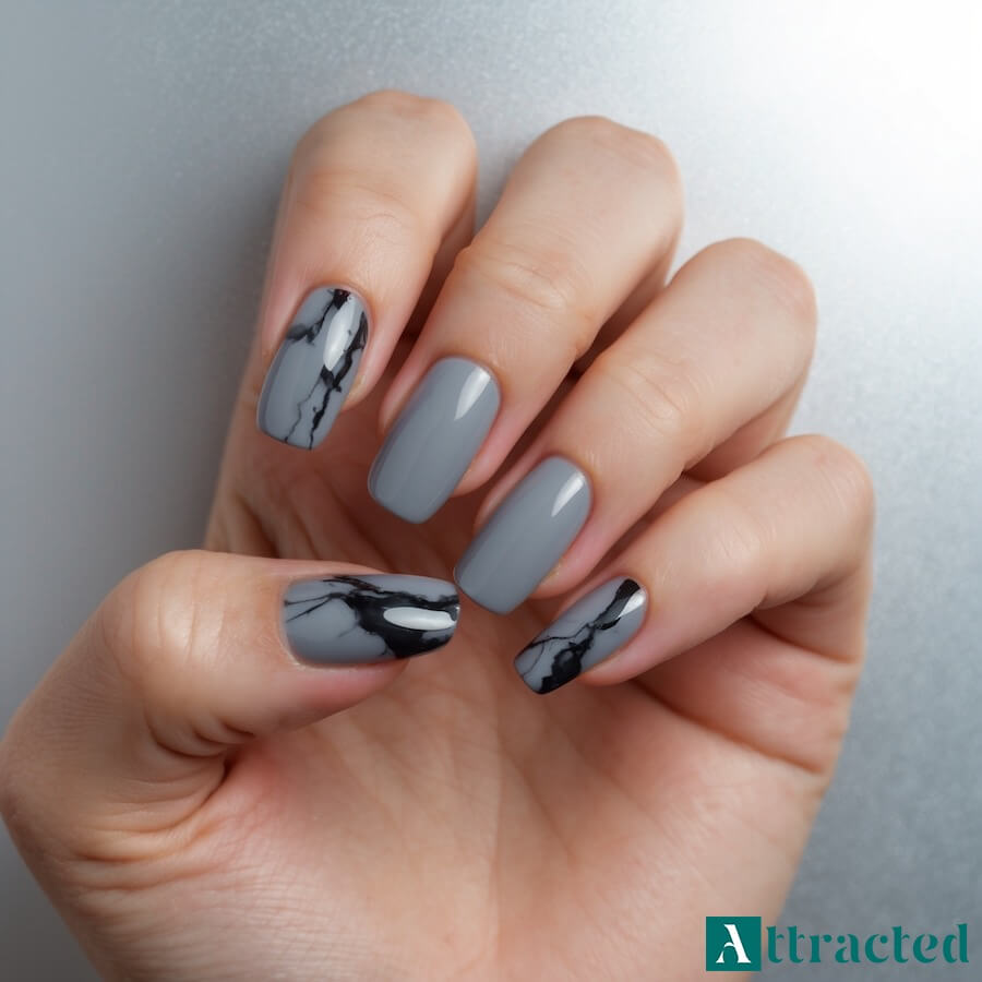 The Single Detail A Reader Notices First Visual Idea — Winter Gray Nails