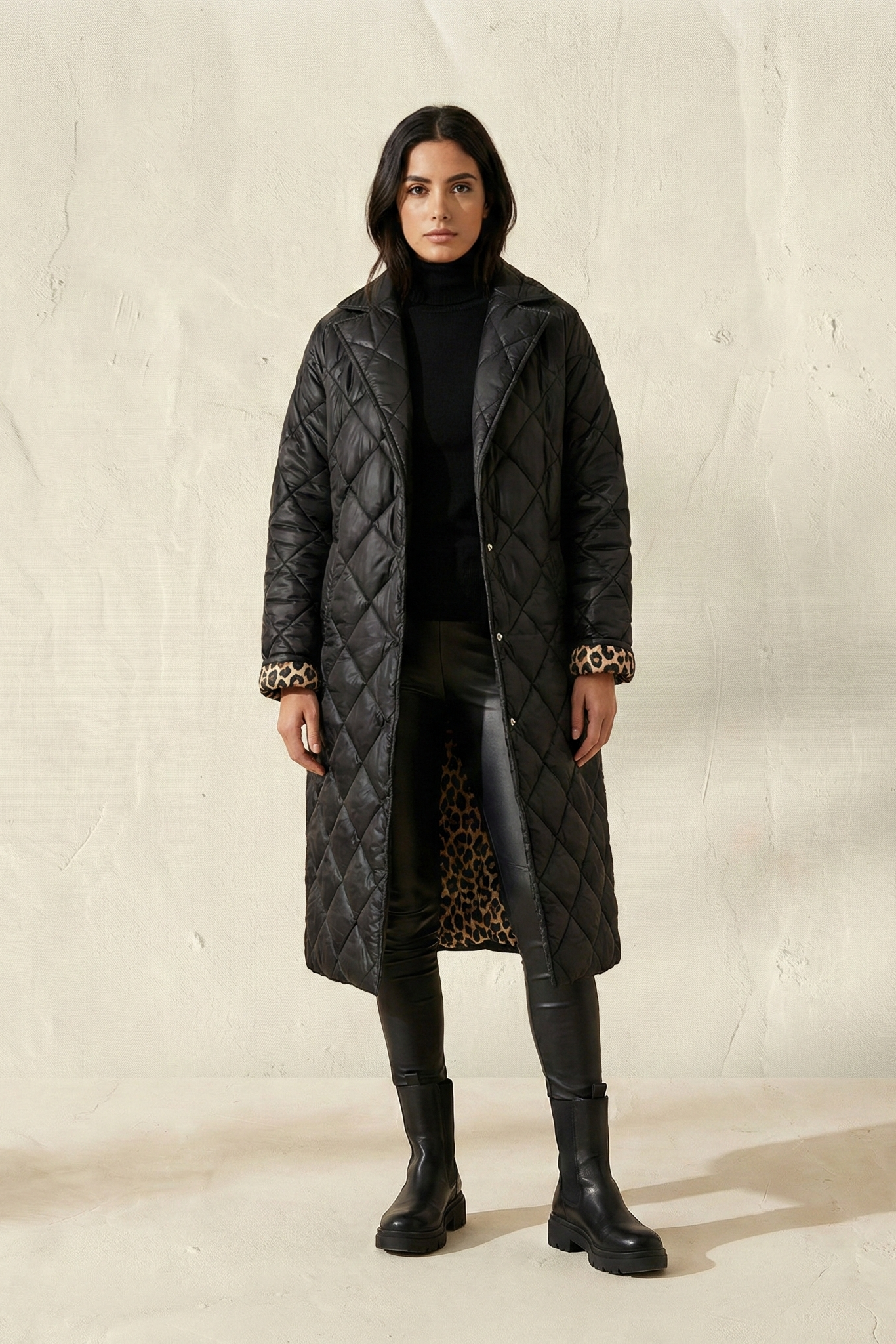 Chevron Quilted Dark Grey Puffer for a Modern Edge Chevron Quilted Dark Grey Puffer for a Modern Edge — Long Puffer Coat Outfits