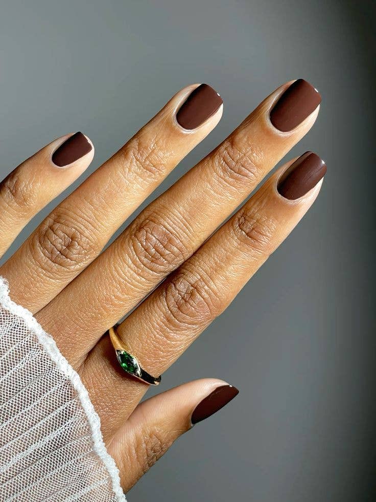 Matte Visual Idea Matte Visual Idea — Winter Nail Colors for Women Over 40
