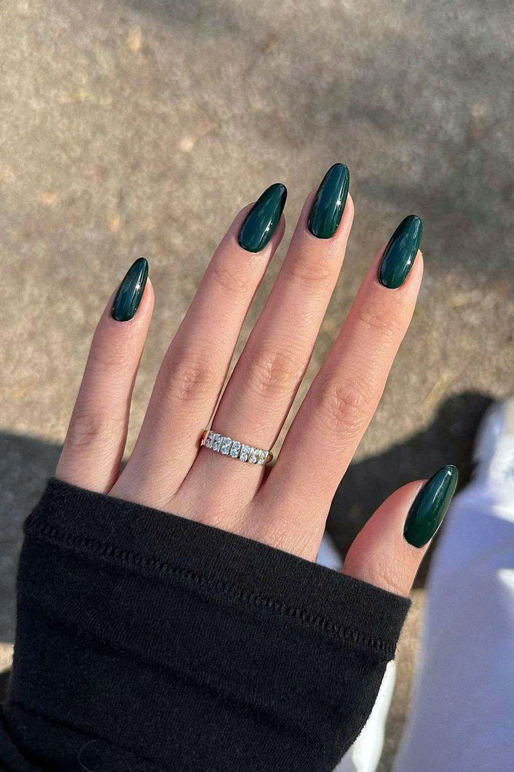 None Visual Idea — Simple Winter Nails