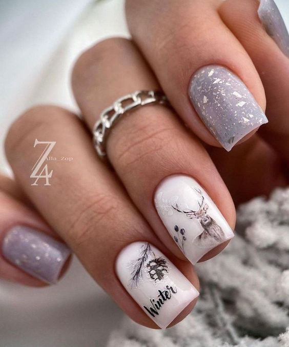 Clean Execution Smooth Cuticles Visual Idea — Winter Gray Nails