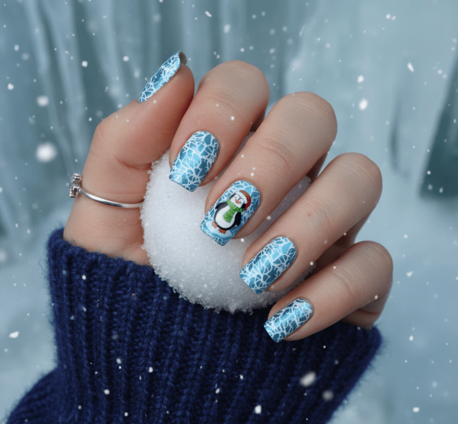 Glossy Visual Idea — Everyday Winter Nails