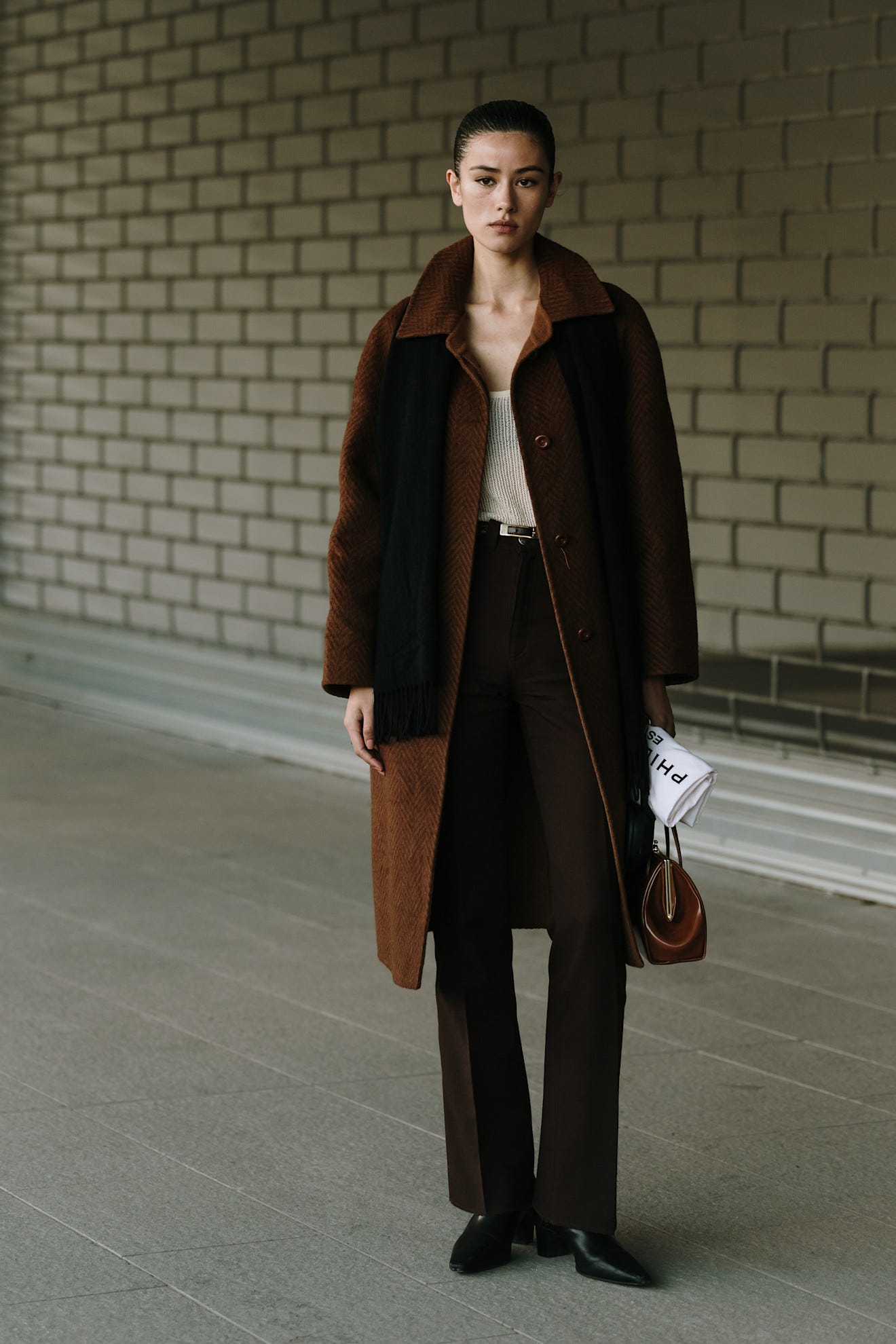 Black Heeled Boots Outfit Idea Black Heeled Boots Outfit Idea — Chocolate Brown Outfits