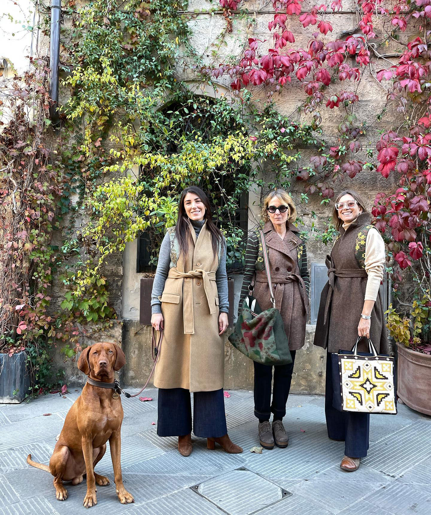 Camel Wool Coat with Grey Vest and Turtleneck Camel Wool Coat with Grey Vest and Turtleneck — Italy Winter Outfits