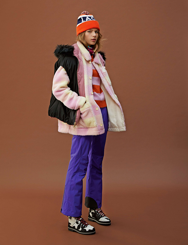 Ski-Inspired Puffer and Fleece Jacket for Active Snow Days — Snow Day Outfits