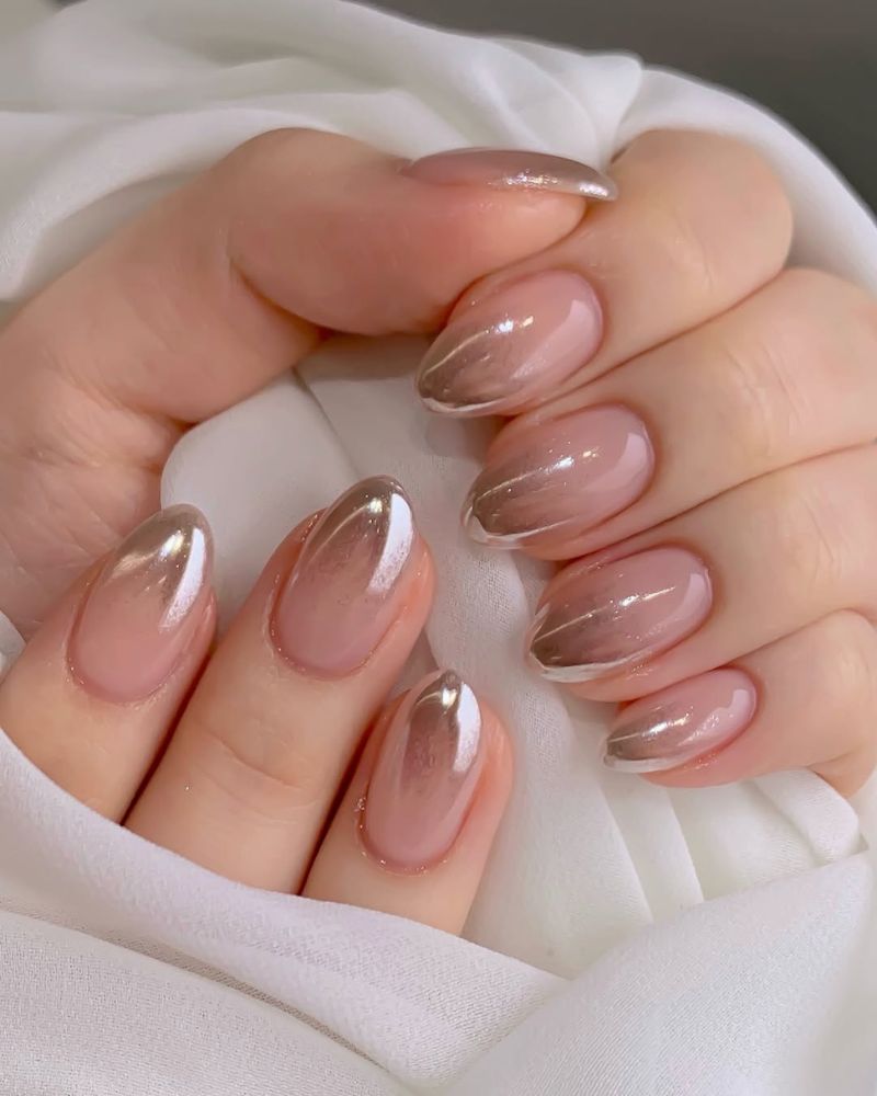 Neutral Visual Idea — Winter Nude Nails