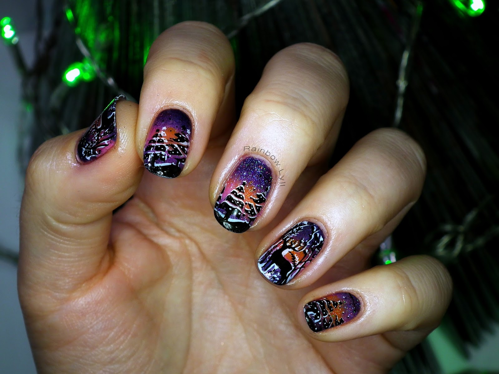 Visual Idea — Winter Wonderland Nails
