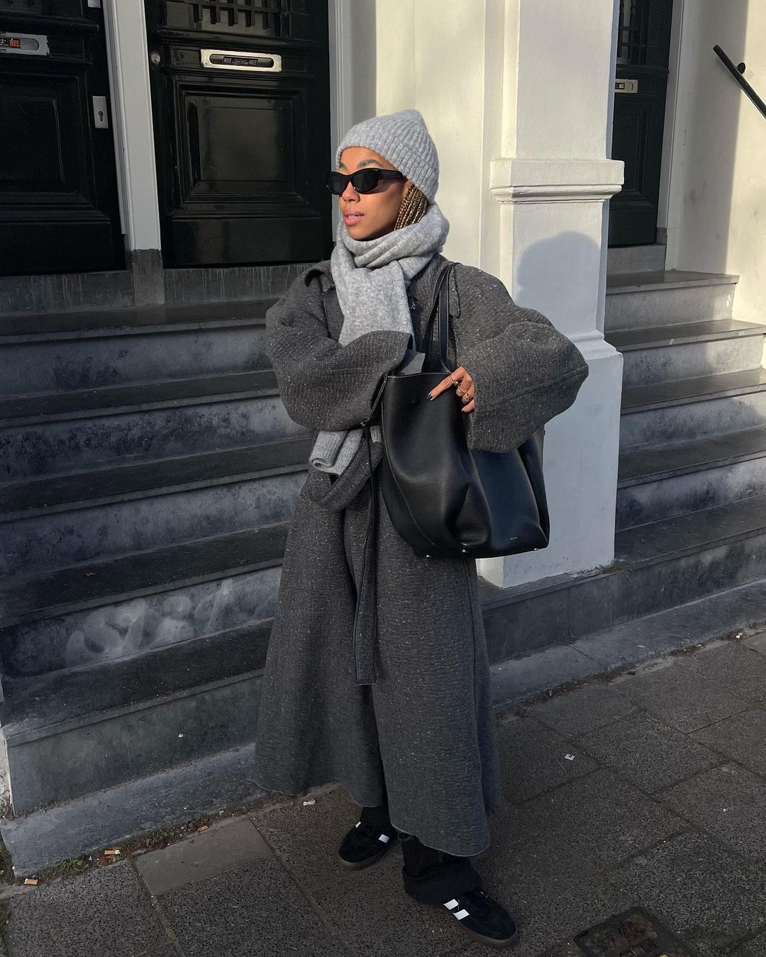 The Scarf-and-Coat Outfit Trend Everyone Is Obsessed With | Who What Wear