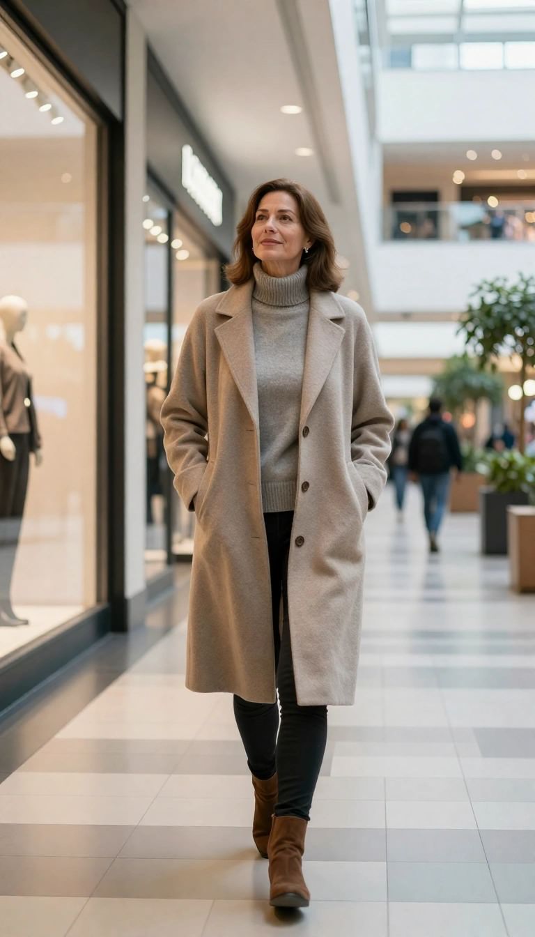 Brown Ankle Boots Outfit Idea Brown Ankle Boots Outfit Idea — Comfy Winter Outfits
