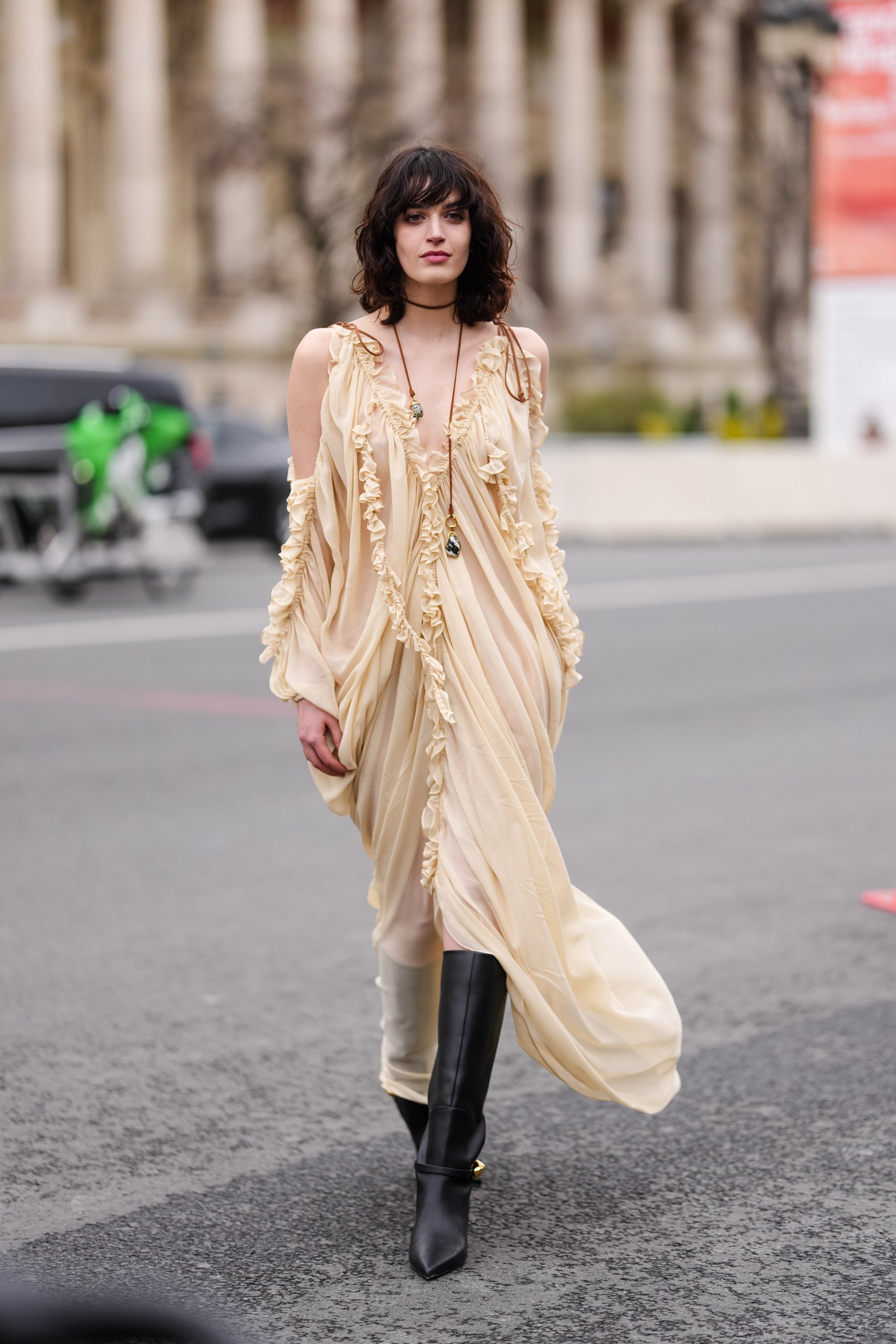 Fashion Daytime Outfit Idea Fashion Daytime Outfit Idea — Slouchy Boots Outfits
