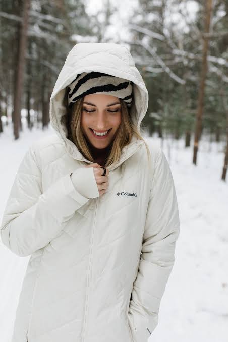 Cream Hooded Quilted Jacket for Snowy Settings Cream Hooded Quilted Jacket for Snowy Settings — Winter Jackets for Women
