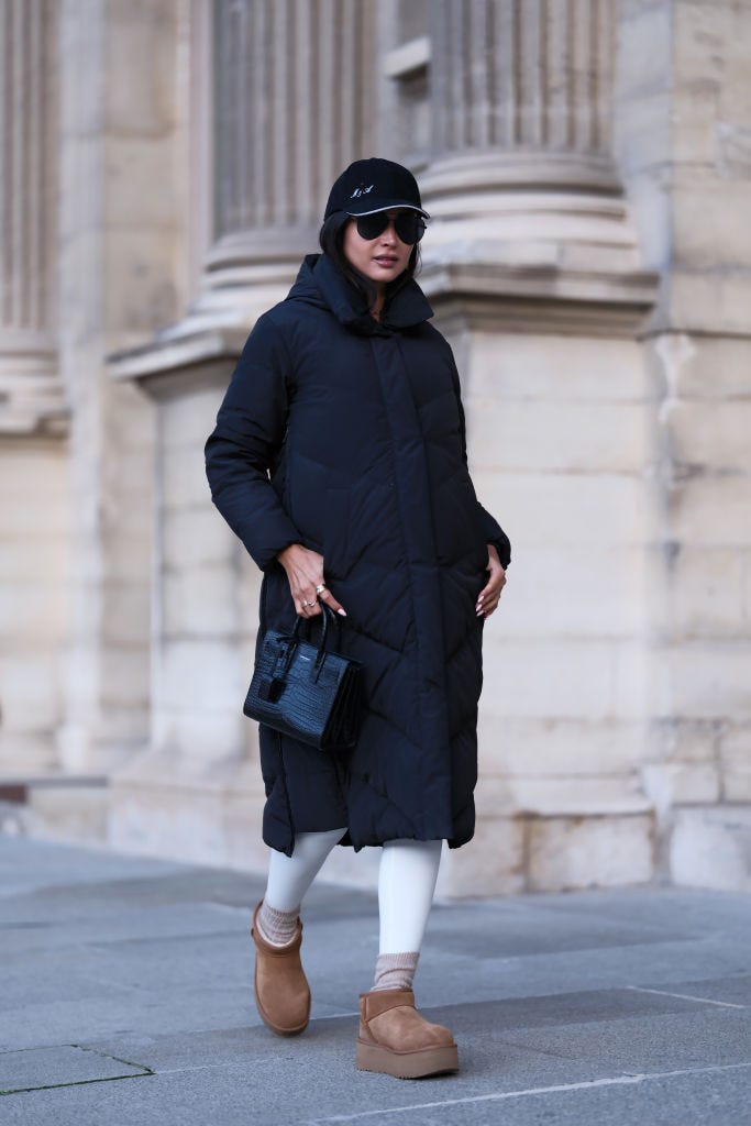 Quilted Puffer Knit Socks Outfit Idea Quilted Puffer Knit Socks Outfit Idea — Comfy Winter Outfits