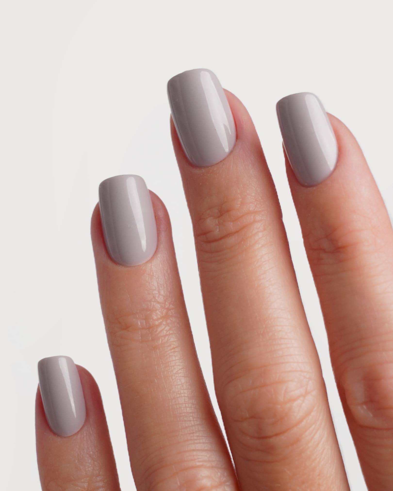 None Visual Idea — Short Winter Gel Nails