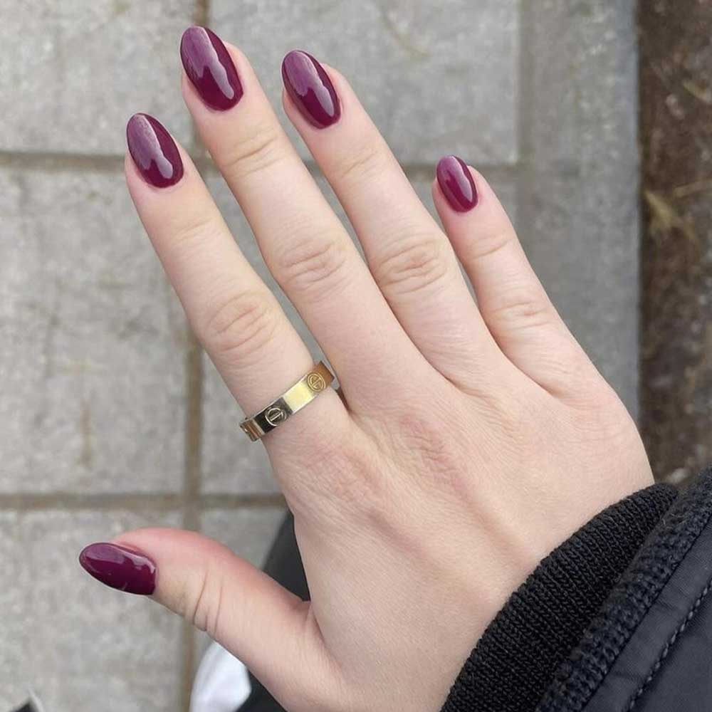 Shimmer Fleck Deep Brown Long Coffin Nails Shimmer Fleck Deep Brown Long Coffin Nails — Dark Winter Nails