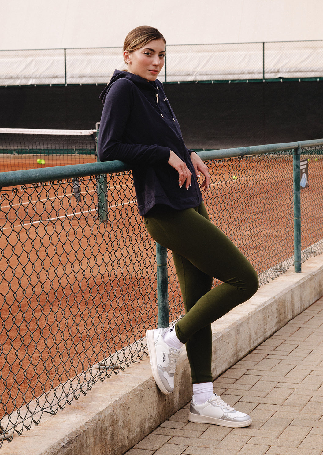 Hooded Jacket and Leggings: Sporty Athleisure Essentials Hooded Jacket and Leggings: Sporty Athleisure Essentials — Winter Athleisure Outfits