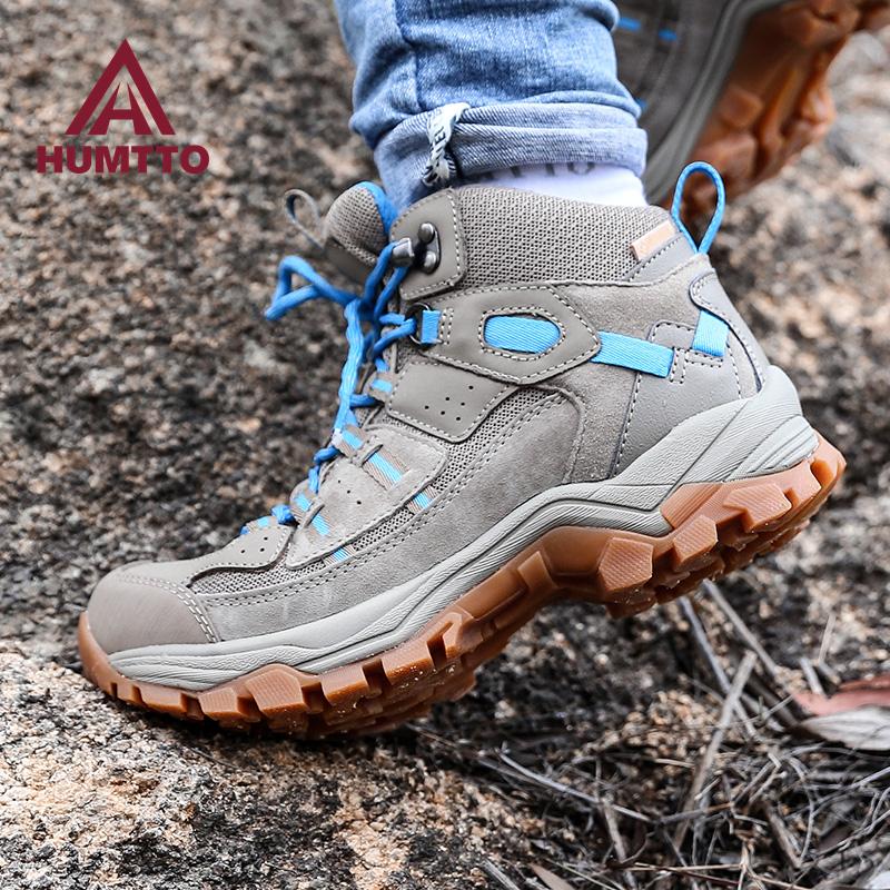 Taupe and Blue Hiking Boots with Blue Laces Taupe and Blue Hiking Boots with Blue Laces — Winter Hiking Outfits