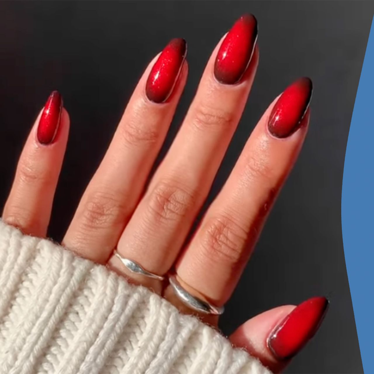 Clean Visual Idea Clean Visual Idea — Winter Stiletto Nails
