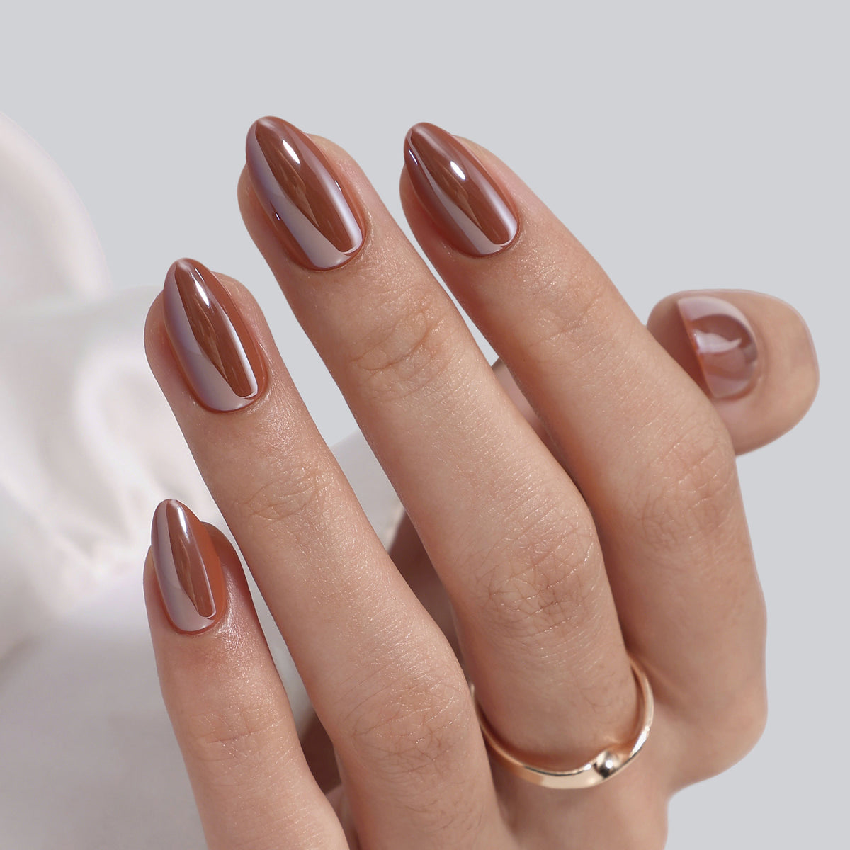 Chrome Visual Idea — Winter Chrome Nails