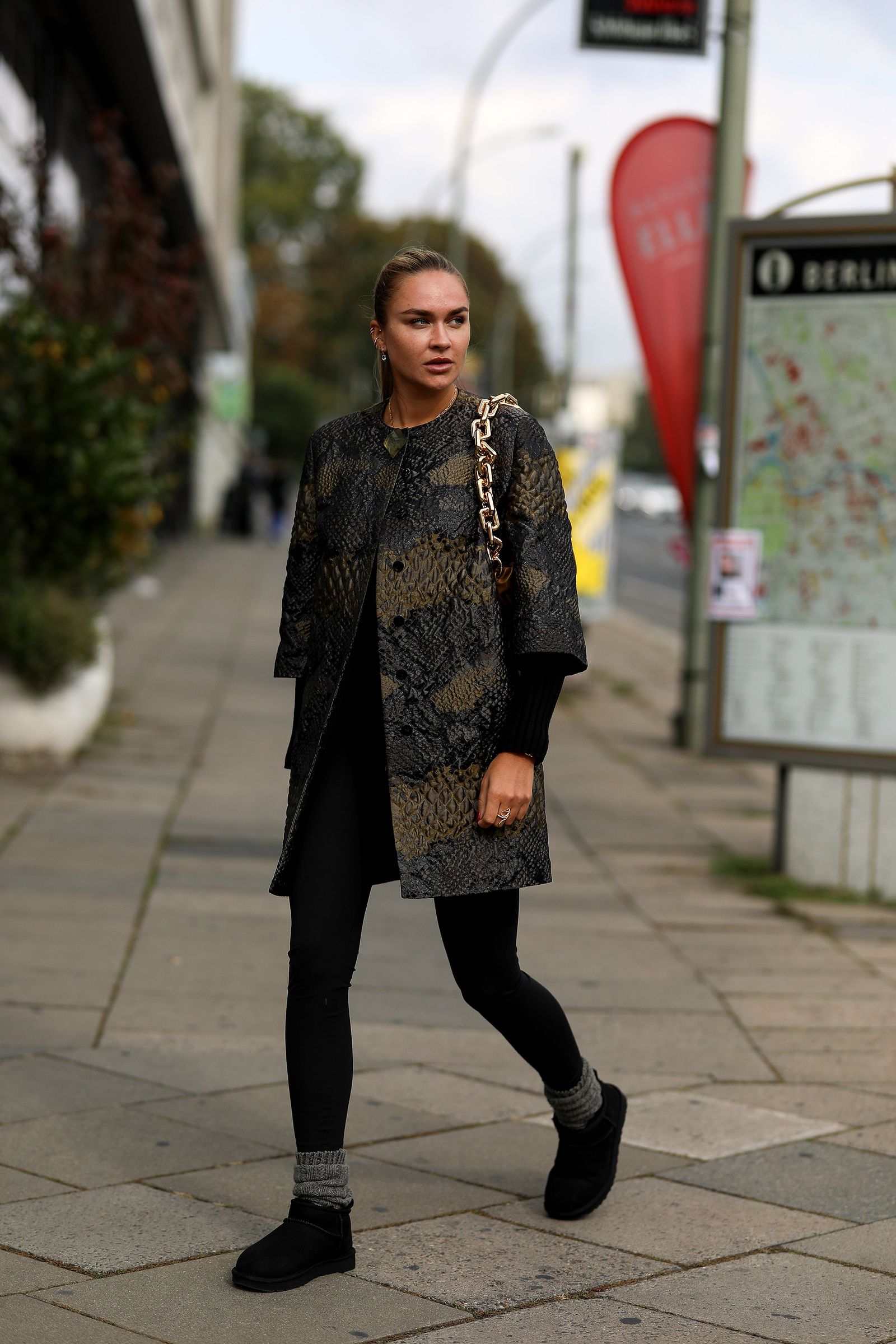 Grey Knit Cardigan and Bodysuit with Brown Platform Uggs Grey Knit Cardigan and Bodysuit with Brown Platform Uggs — Ugg Boots Outfits