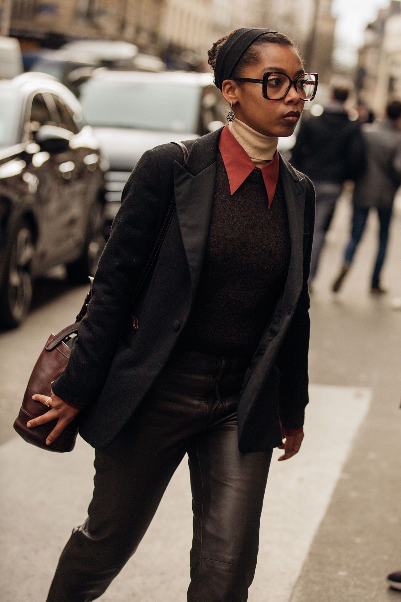 Smart Casual Layering with a Blazer — Warm Winter Outfits