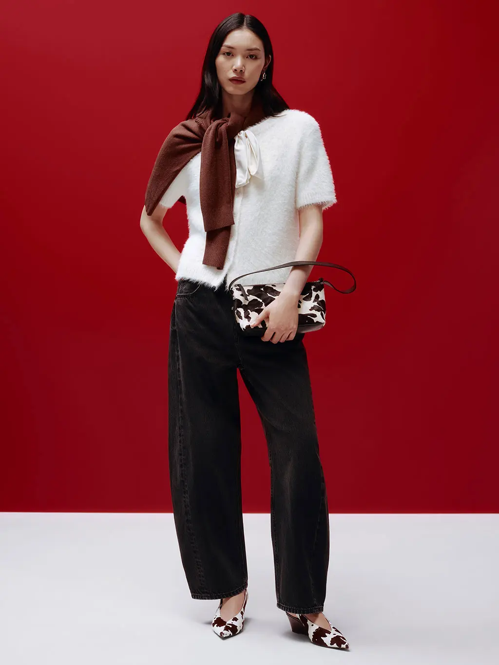 Cozy Knit and Denim: Casual Chic for an Evening Out Cozy Knit and Denim: Casual Chic for an Evening Out — Winter Going Out Outfits