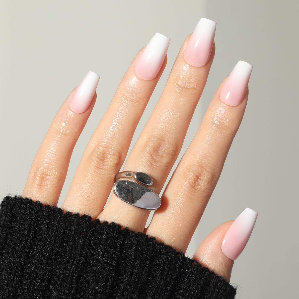 Short baby-boomer| Meilleur vendeur – Ellie Vincy Nails