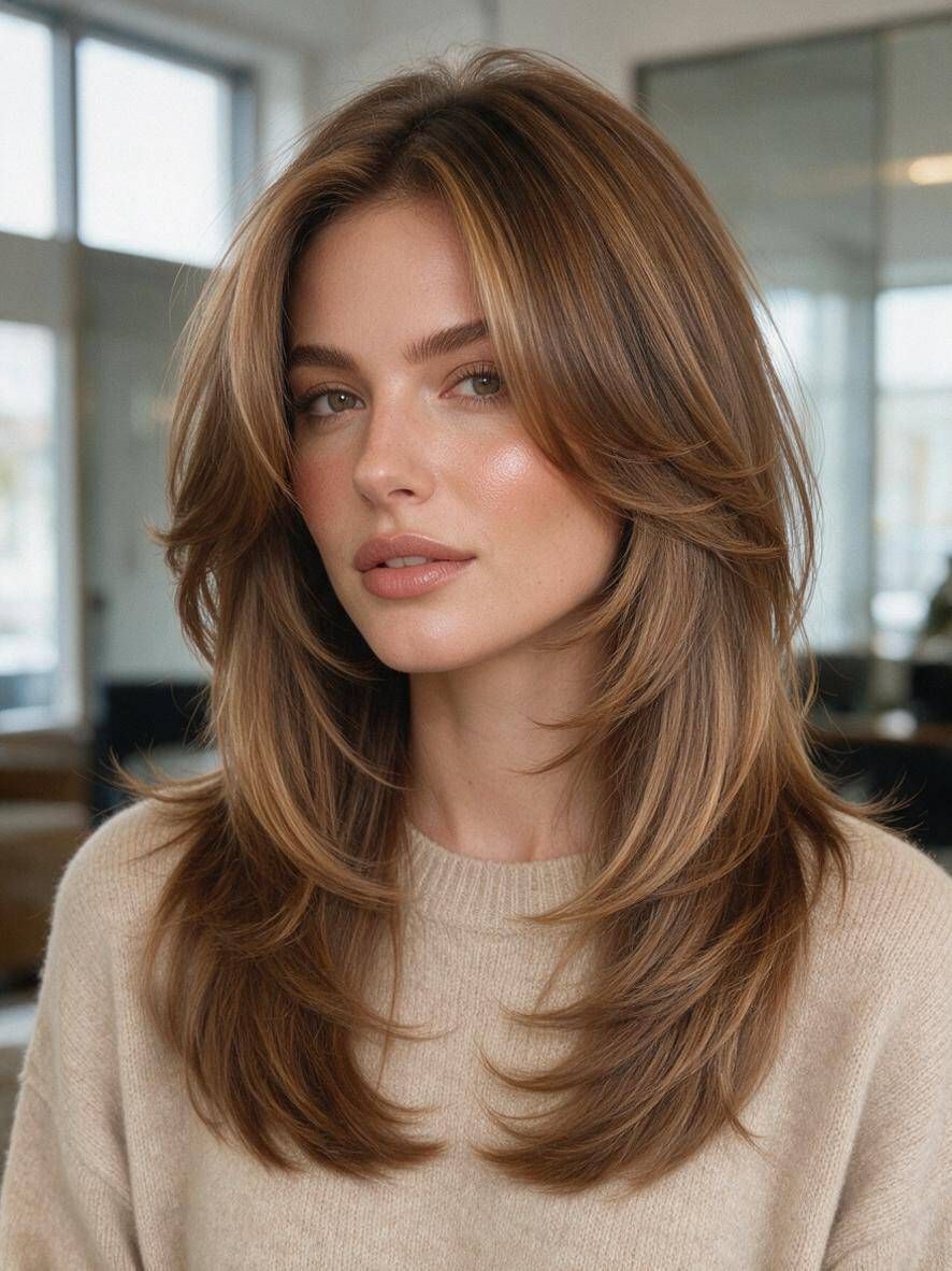 Smooth Collarbone Lob With Soft Waves — Winter Shoulder Length Hairstyles