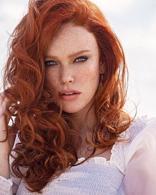 Vibrant Copper Red Curls Vibrant Copper Red Curls — Winter Hair Colors