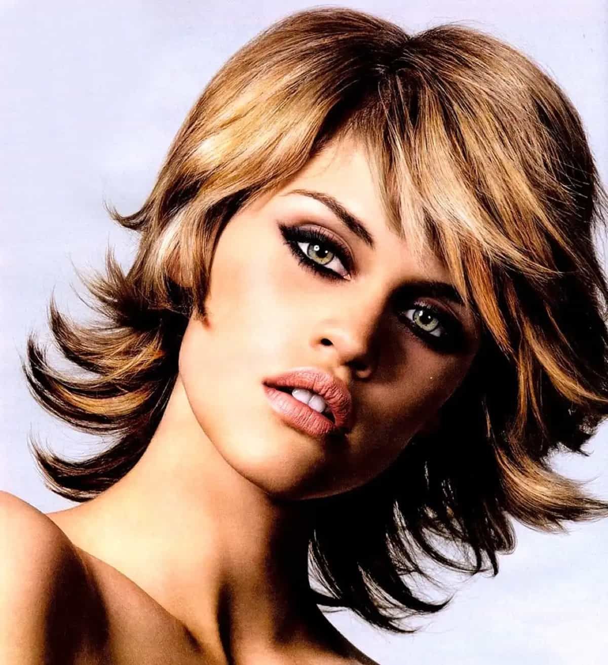 Layered Shag with Feathered Ends Layered Shag with Feathered Ends — Winter Hairstyles for Short Hair