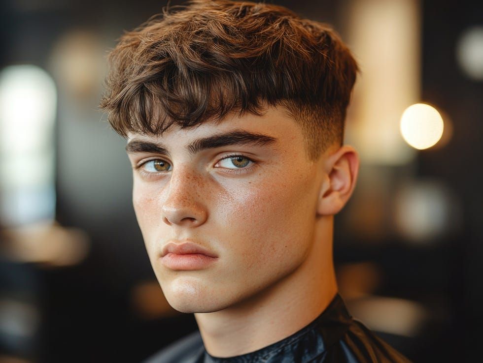 Textured Crop With Side Fade — Winter Haircuts for Men
