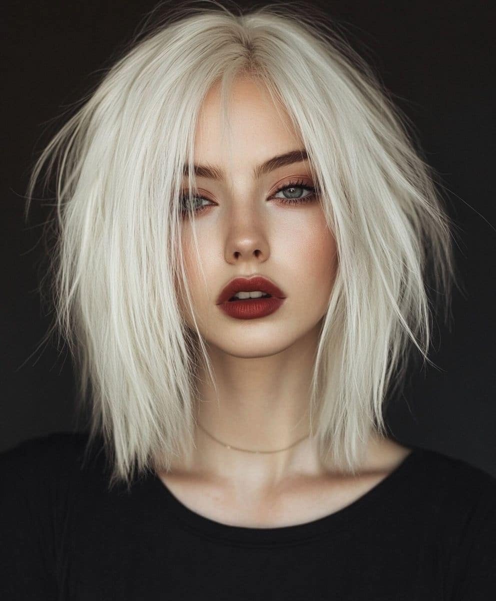 Choppy lob: per chi ama i capelli medi mossi