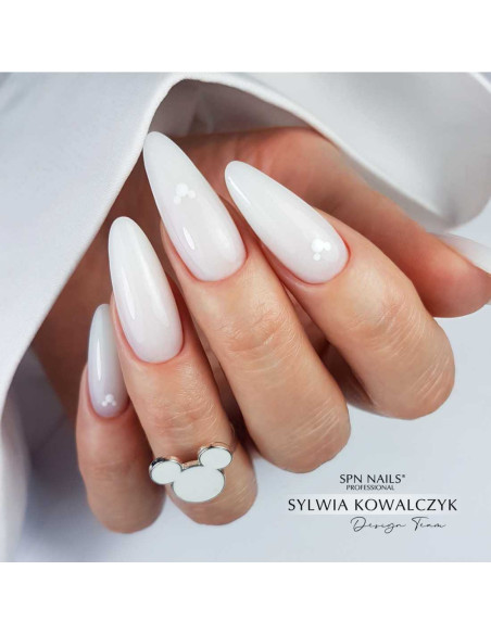 High Gloss Flawless Opaque Milky White Long Stiletto High Gloss Flawless Opaque Milky White Long Stiletto — Milky White Nails