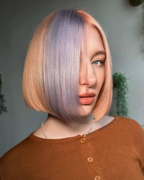 Blunt Bob Visual Idea — Winter Hair Colors for Short Hair