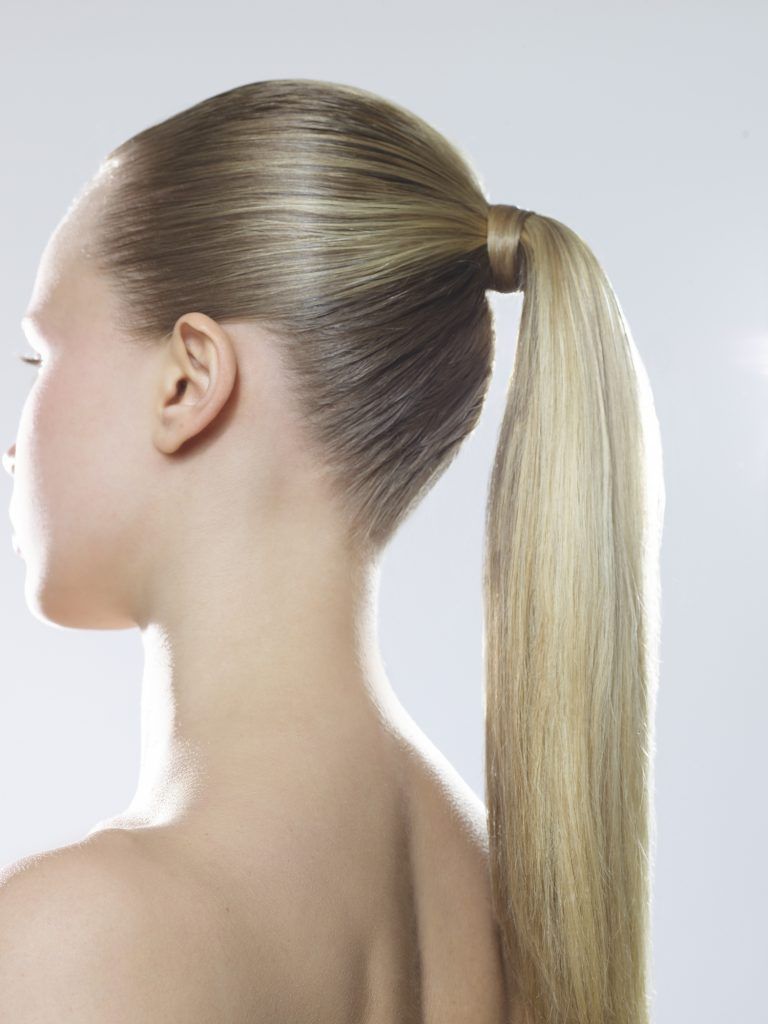 High Sleek Ash Blonde Ponytail High Sleek Ash Blonde Ponytail — Winter Ponytail Hairstyles