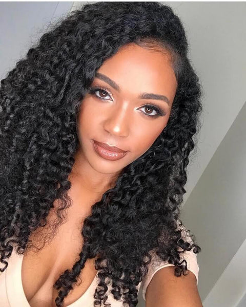 Long Black Hair With Loose Curls — Winter Hairstyles for Black Women
