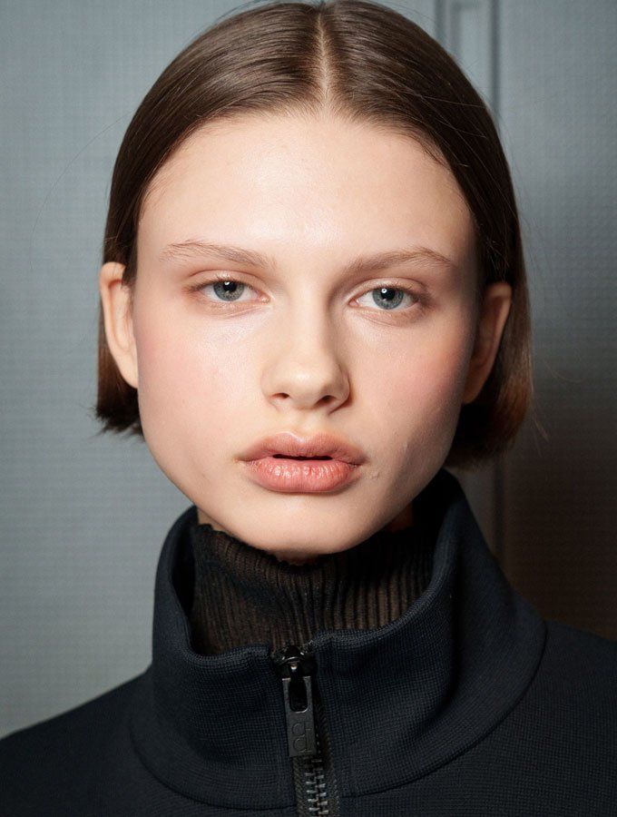 Sleek Dark Brown Blunt Bob Sleek Dark Brown Blunt Bob — Winter Hairstyles for Short Hair